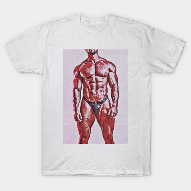 Sexy Muscled Fitness Model Male Erotic Nude Male Nude Male Nude Art T Shirt Teepublic 8633